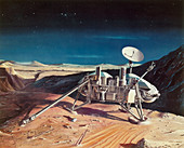 Artist's impression of Viking Mars lander