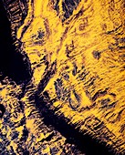 Magellan radar image of surface of Venus