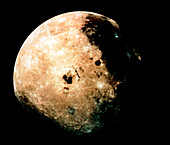 Colour image of Moon by Galileo probe