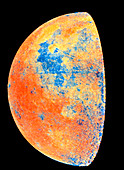 Spectral map of near side of Moon