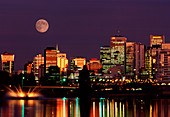 Moon over Vancouver