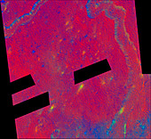 Lunar mineral deposits,HST image