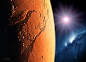 Ares Valles,Mars,artwork