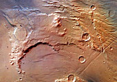 Martian craters,Solis Planum