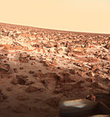 Ice on Martian surface