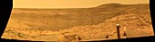 Martian landscape,true-colour panorama