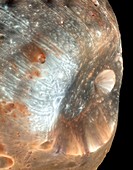 Martian moon crater,satellite image