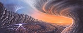 Cloudscape on Jupiter,artwork