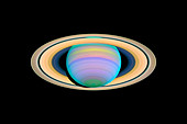 Saturn,ultraviolet HST image