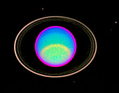 IR image of Uranus' atmosphere