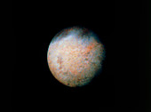 Image of Triton,moon of Neptune,from Voyager 2