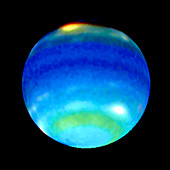 Planet Neptune,showing weather patterns