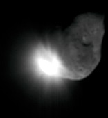 Deep Impact comet strike