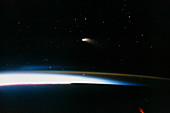 Shuttle image of Comet Hale-Bopp