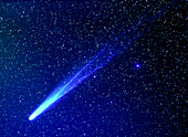 Comet Hyakutake seen on April 17th 1996