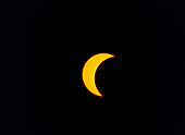 End of solar eclipse,3 November 1994
