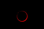 Annular solar eclipse,near midpoint
