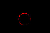 Annular solar eclipse,after midpoint