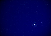 Constellation of Leo with Jupiter