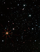 Star Antares in the constellation of Scorpius