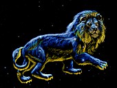 Constellation of Leo,artwork