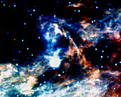 Infrared image of interstellar medium
