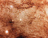 Optical image of dense stellar field in Milky Way