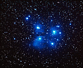 The Pleiades open star cluster