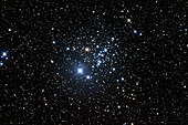 Open star cluster NGC 457,optical image