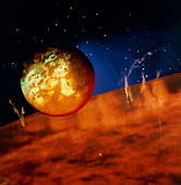 Composite image of the planet 51 Pegasi B