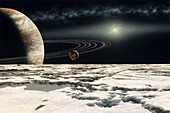 Alien planet around Epsilon Eridani