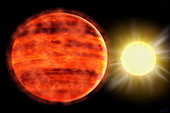 Super-Jovian planet
