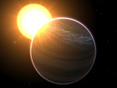 Extrasolar planet Pollux b,artwork