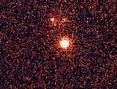 X-ray image of the binary star system Cygnus X-3