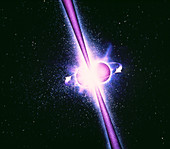 Gamma-ray burst caused by neutron stars collision