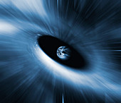 Earth in a black hole,artwork