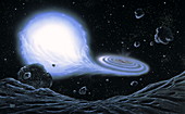 Illustration of Cygnus X-1