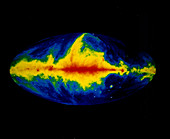 False-colour radio map of the whole sky