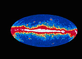 Coloured gamma-ray map of the whole sky