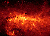 Galactic centre,infrared Spitzer image