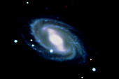Optical image of the barred galaxy M109