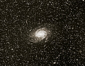 Optical image of the barred spiral galaxy NGC 6744