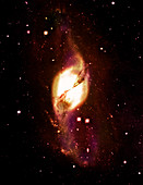 Peculiar galaxy NGC 3718