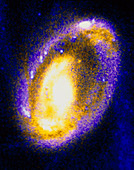 Nucleus of Cartwheel Galaxy with knots of gas