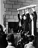 Explorer 1 satellite team,1958