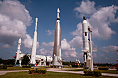 Rocket Park at Kennedy Space Center,Florida