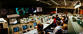 Mission control at Johnson Space Centre