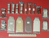Food packets used by Mercury program astronauts