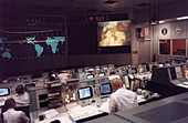 Mission Control,Houston,during Apollo 13 mission