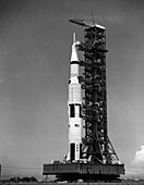 Saturn V rocket in the Apollo 11 mission